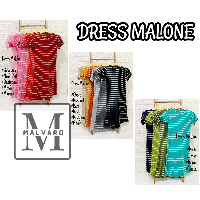 MAL-Dress Malone / Dress Salur Wanita / Daster Wanita