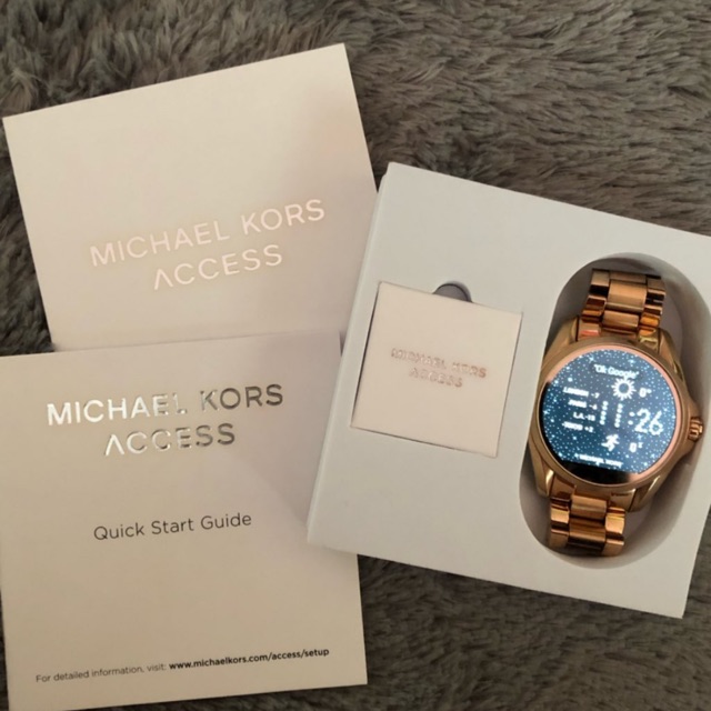Preloved MK Michael Kors Smartwatch rosegold authentic