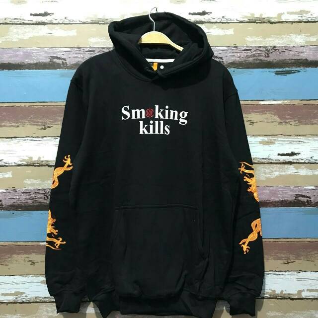 HOODIE FUCKING RABBITS SMOKING KILLS PREMIUM QUALITY