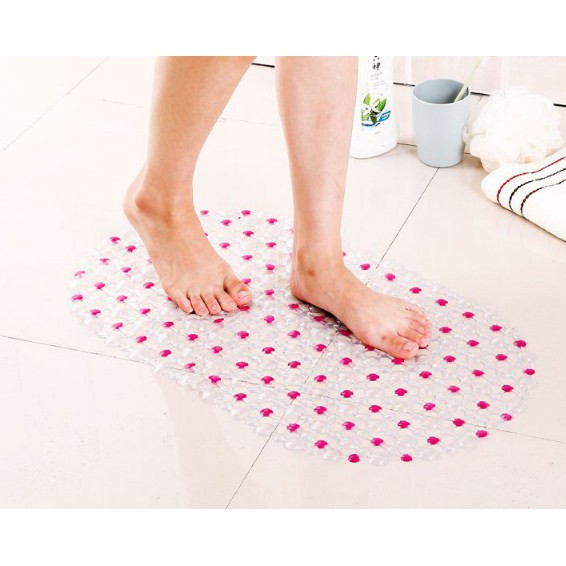 Keset Kamar Mandi PVC Anti Slip Bath Mat Alas lantai 