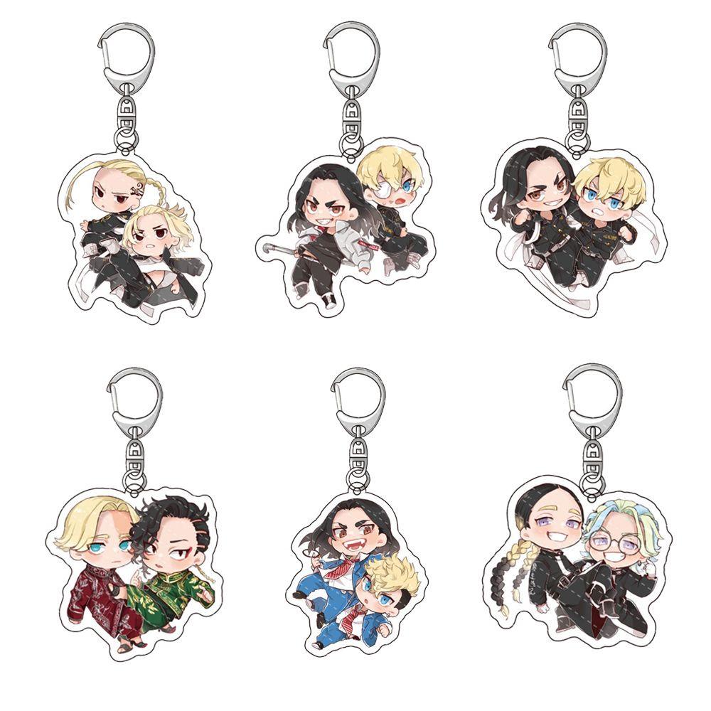 Preva Gantungan Kunci Kado Hadiah Manjiro Ken Takemichi Hinata Atsushi Chibi Anime