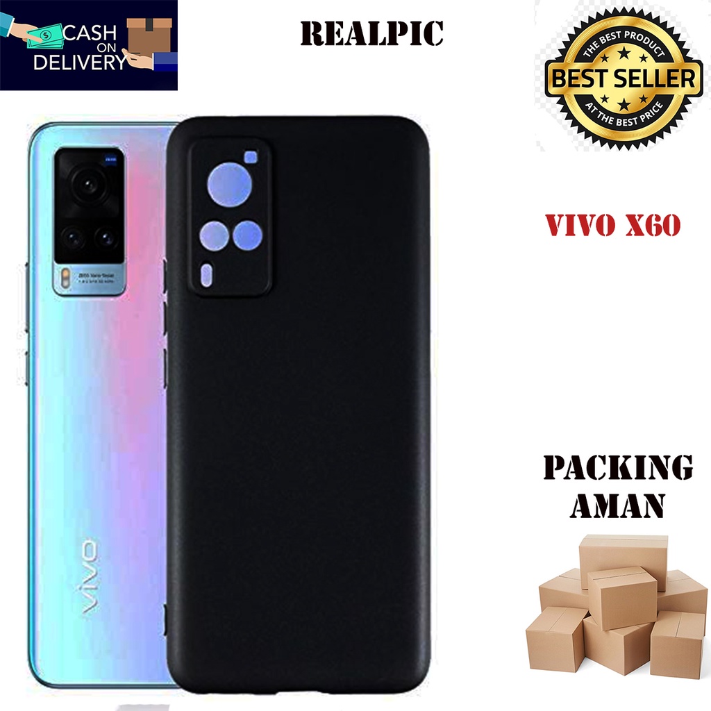 Casing Vivo X60 SoftCase Black Matte