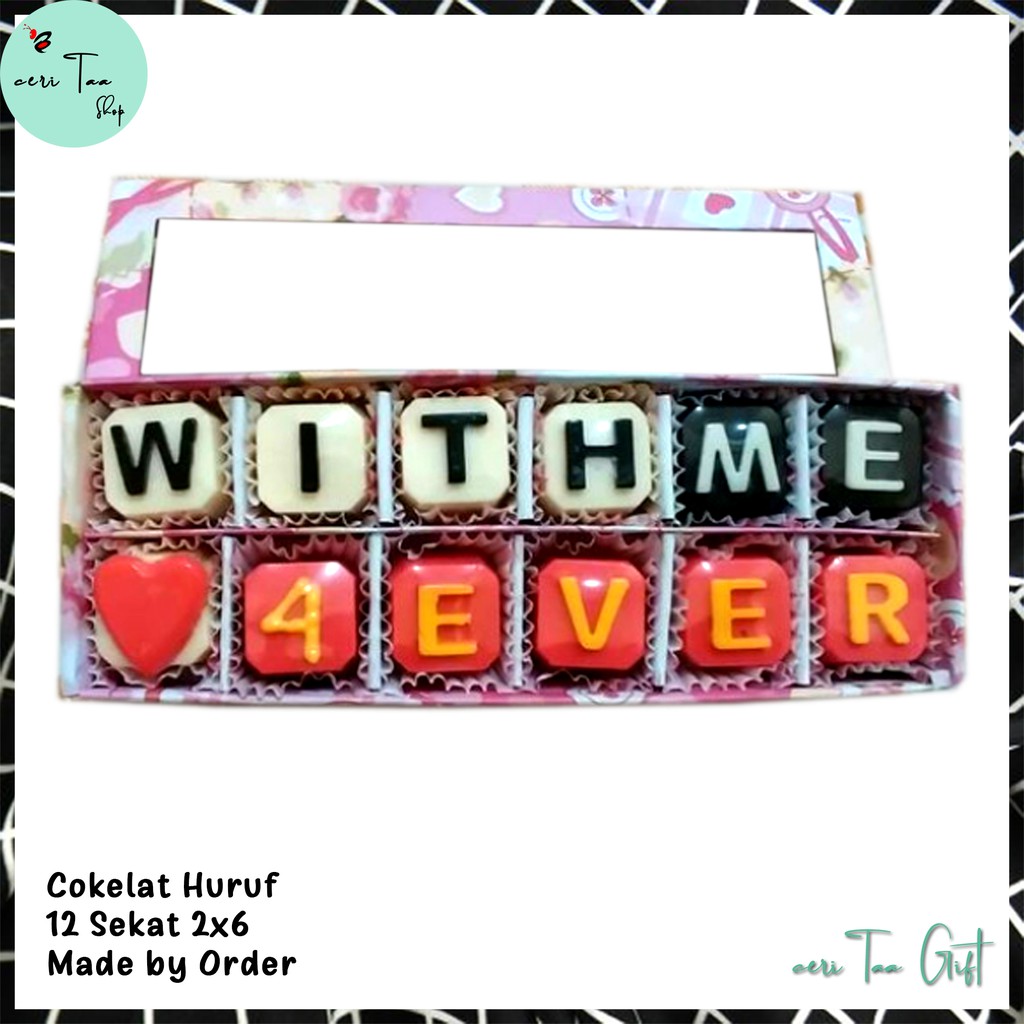 

Cokelat 6 Sekat 2x3 | Cokelat Souvenir | Cokelat Huruf | Cokelat Angka | Cokelat Bingkisan