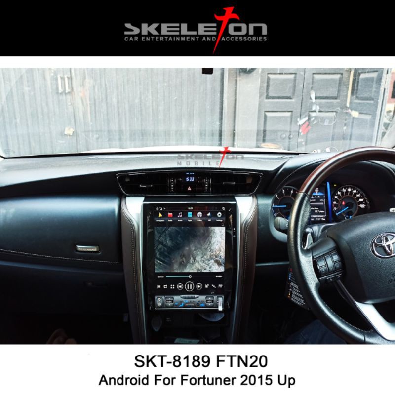 SKELETON HEAD UNIT TESLA FOR FORTUNER SKT-8189FTN20