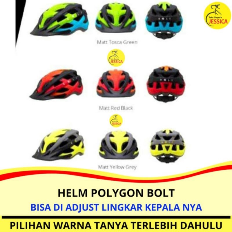 Helm Sepeda MTB Roadbike Polygon Bolt
