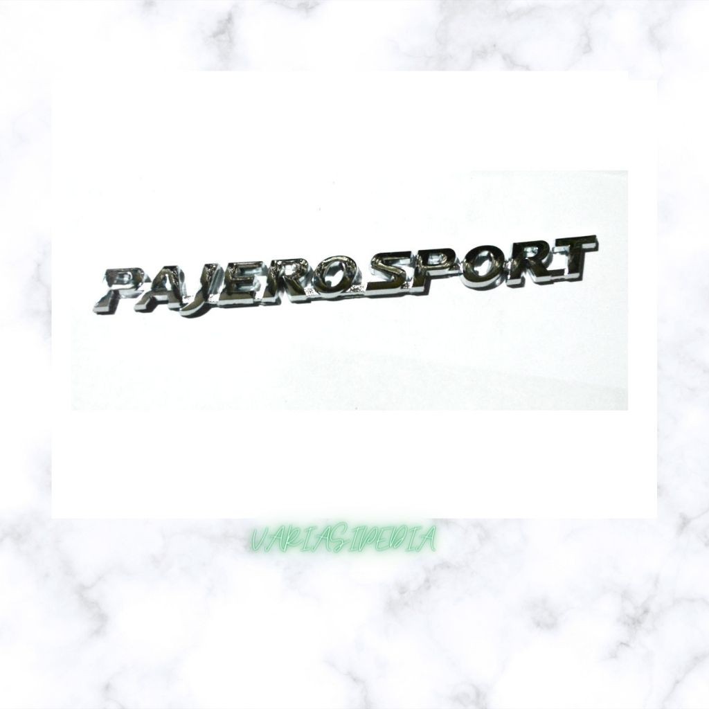 EMBLEM TULISAN PAJERO SPORT