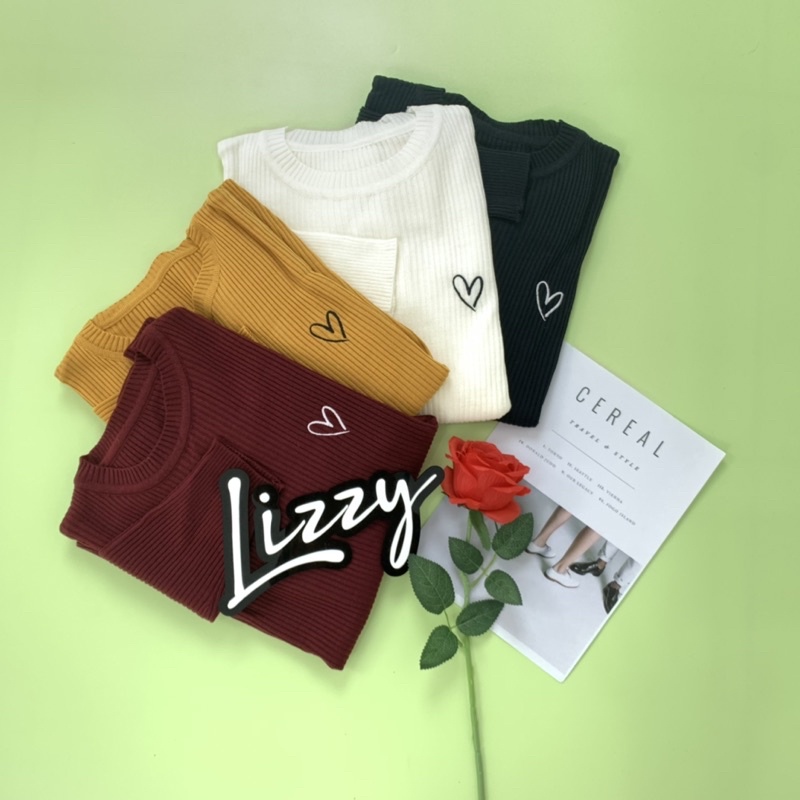 Lizzy - SWEATER BOXY LOVE PREMIUM