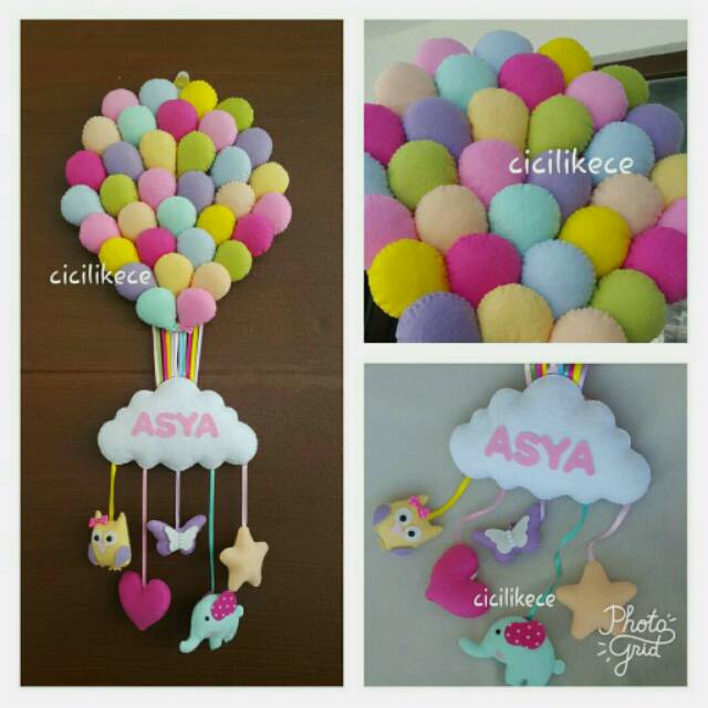 Hanging door balon  udara  flanel Shopee Indonesia