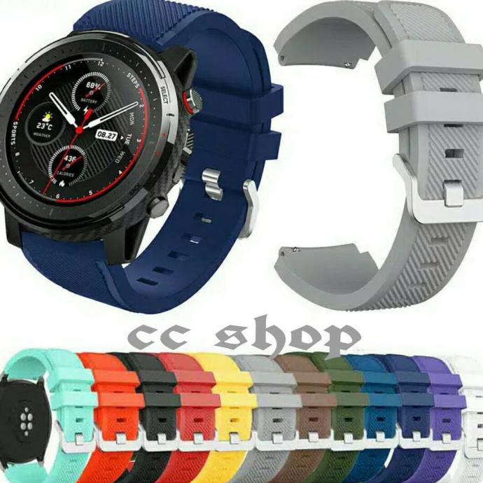 STRAP SILIKON UNTUK SMARTWATCH HUAMI AMAZFIT STRATOS 3 2807