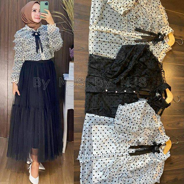 Blouse Polka Import by MJS