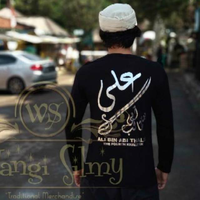 Kaos Khalifah Ali Bin Abi Thalib Lengan Panjang, Kaos Lengan Panjang Islami, Kaos Dakwah, Islami