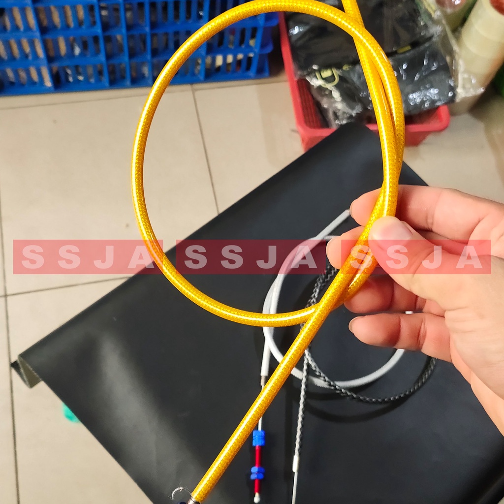 KABEL KOPLING/SELANG KOPLING VARIASI SERAT CARBON UKURAN 90CM