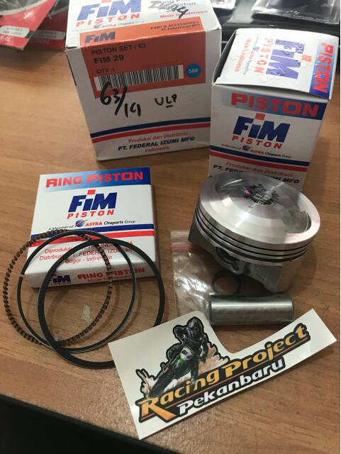 Fim Piston Kit Bore Up KLX 150 - 61 62 63 63.5 64 PIN 14-1
