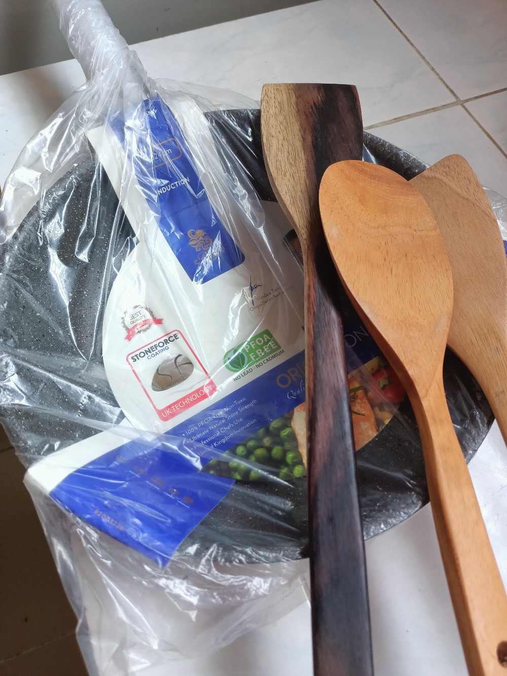 Bima Origin Frypan 20cm 24cm 26cm Stoneforce Coating Fry Pan Induksi B2003720 B2003724 B2003726