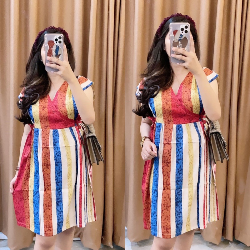 Baju tidur wanita daster kimono busui friendly bahan rayon premium adem