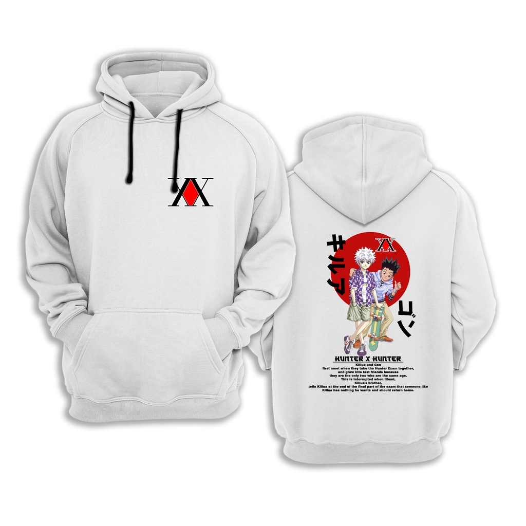 HOODIE ANIME SERIES KILLUA GON HUNTER X HUNTER / SWEATER TERBARU ANIME TRENDY