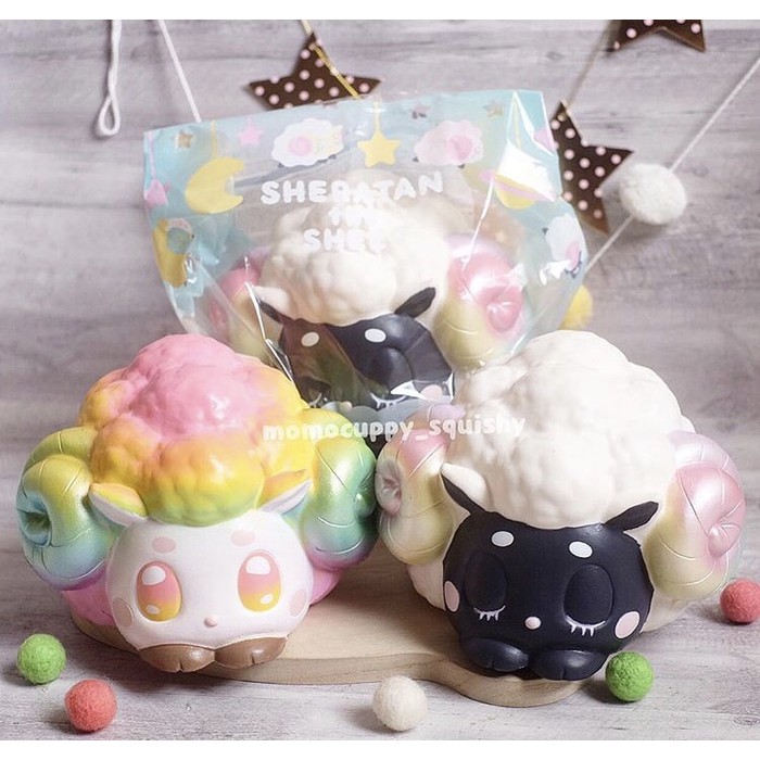 DEFFECT SQUISHY LICENSED sheratan the sheep by ibloom (100% ORI JEPANG)