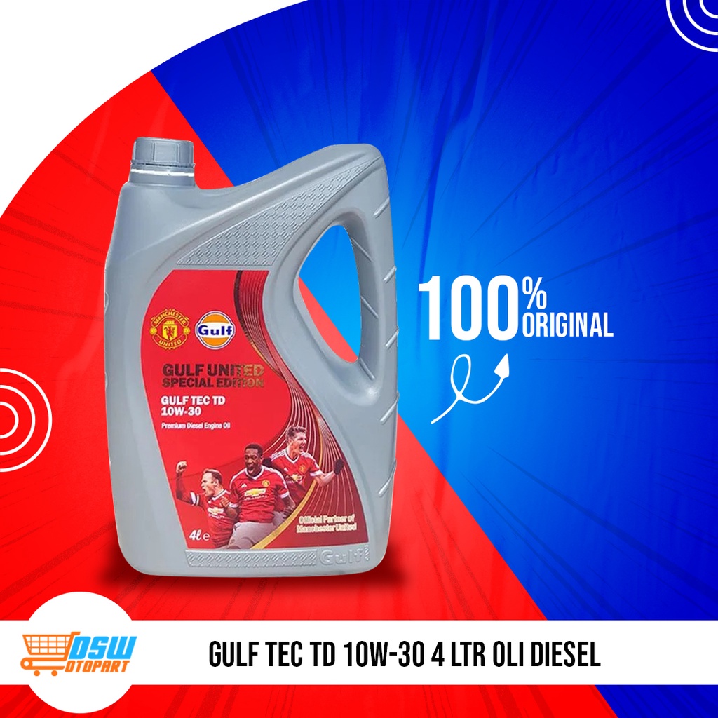 GULF TEC TD 10W-30 4LTR OLI DIESEL