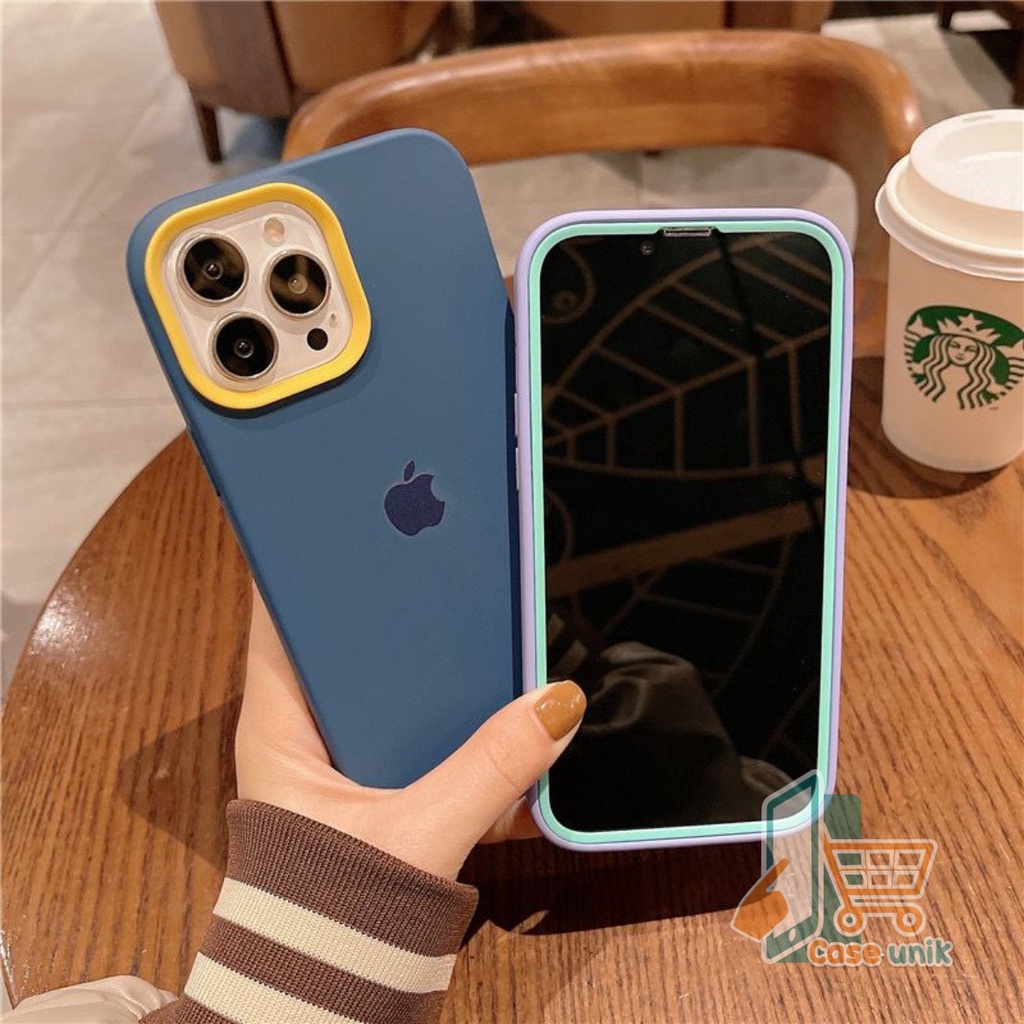 Softcase Ring Shockproof Liquid 1Phone 6 6+ 7 7+ 8 8+ X Xr Xs Max CS4140
