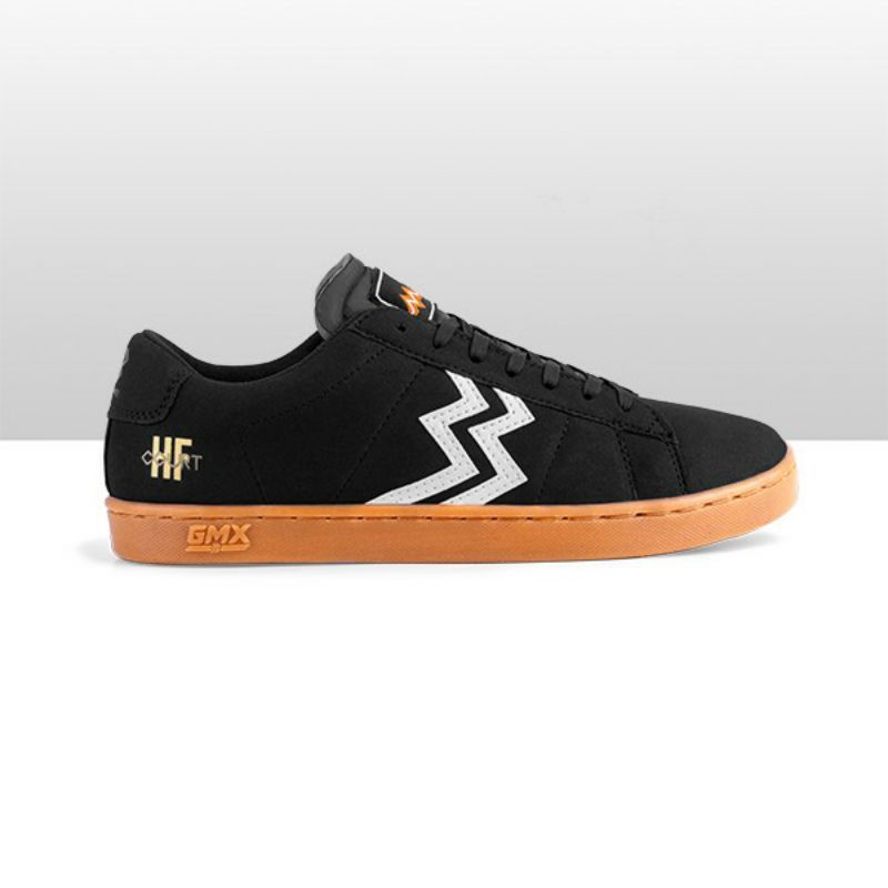 Sepatu Geoff Max HF Court Black Gum