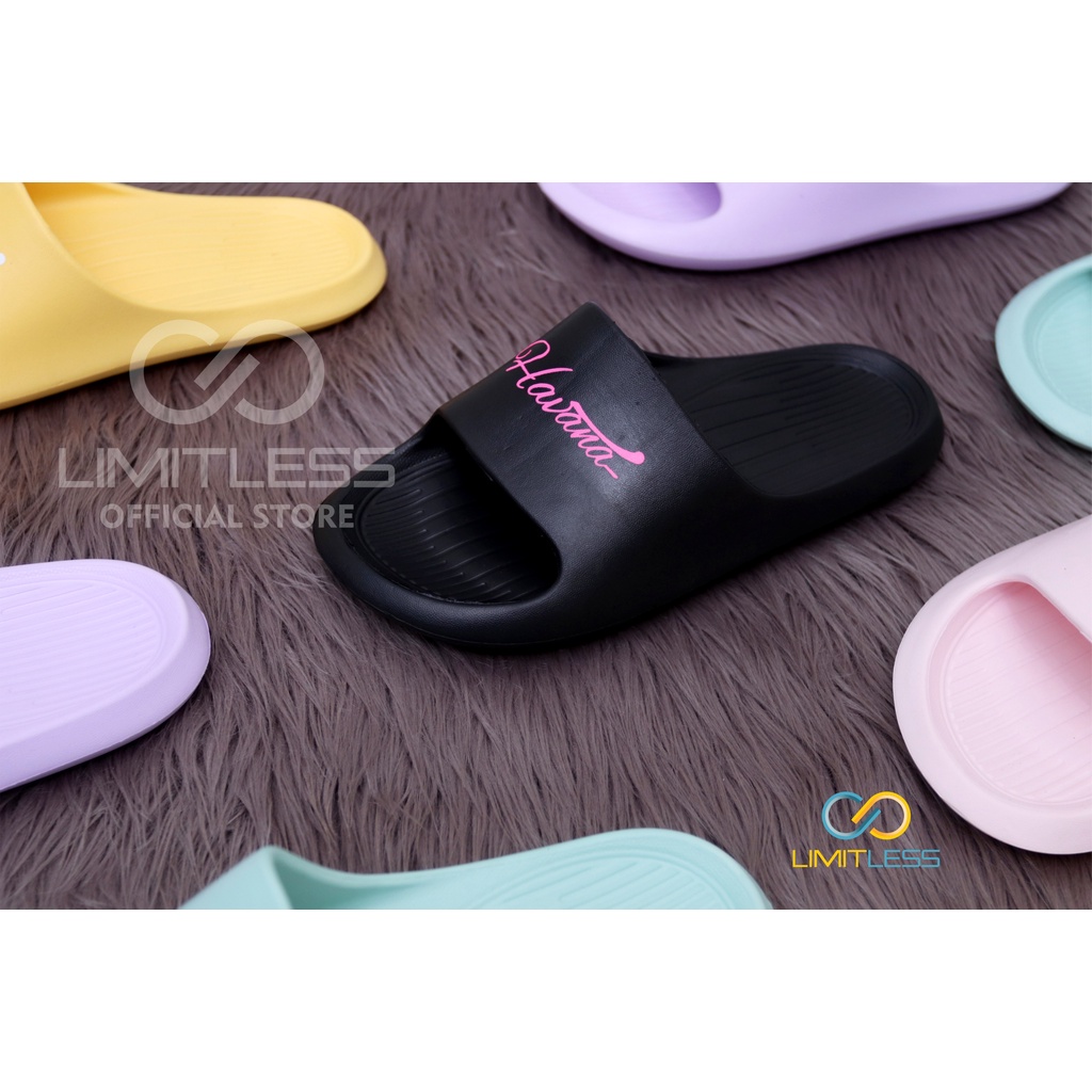 Sandal Selop Wanita Rumah Non Slip Santai Empuk Nyaman Polos Elegan Sandal Cewek Outdoor Tebal