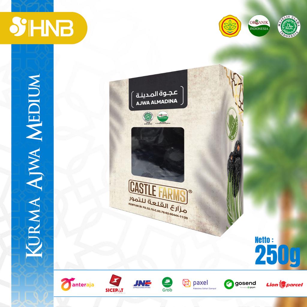 

Castle Farms - Kurma Ajwa Organik Medium 250 Gram