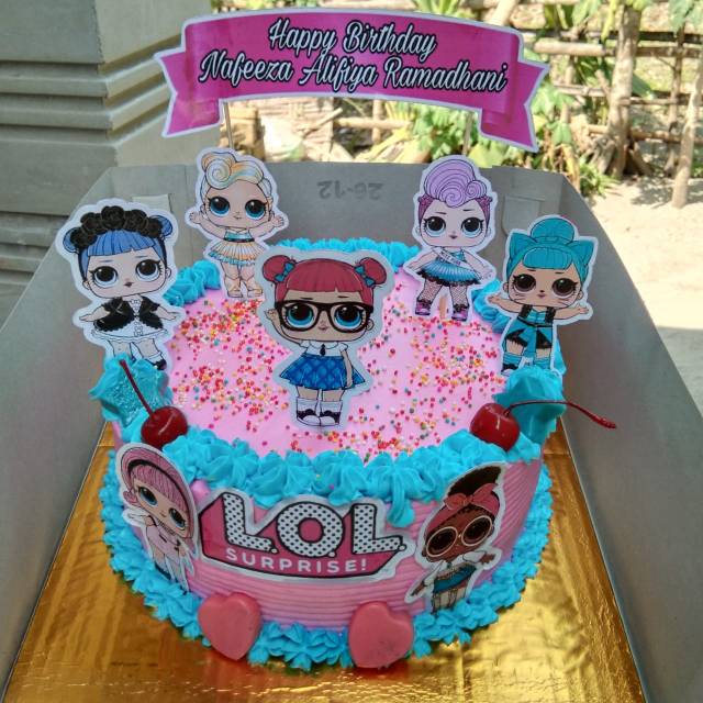 Topper Kue Tart / Stiker Kue tart