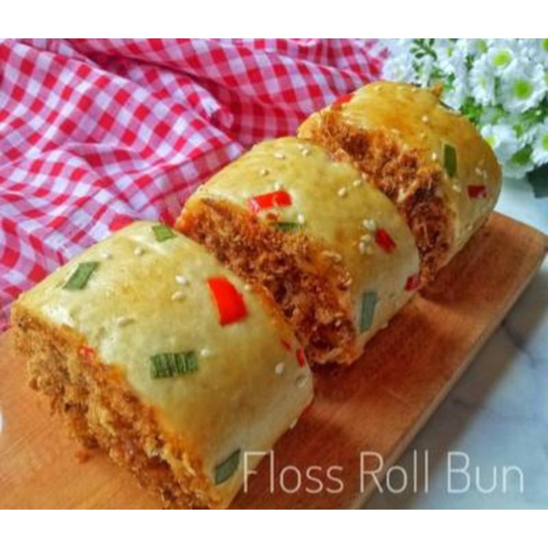 

floss roll (abon ayam) bread isi 3 potong