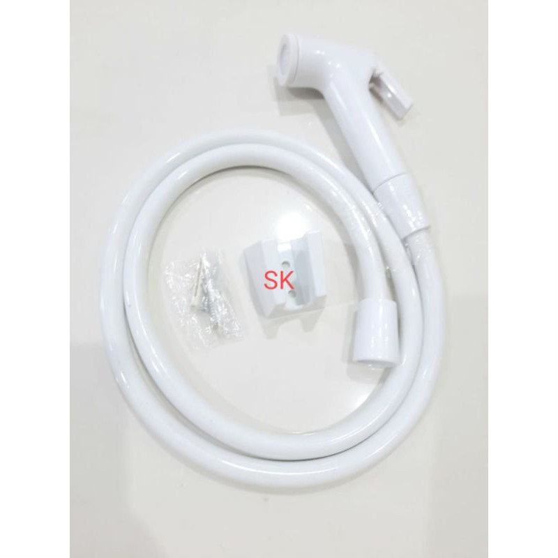 JET SHOWER BIDET TOILET PUTIH - JET SHOWER CEBOK KAMAR MANDI - KEPALA BIDET WHITE - SEMPROTAN SHOWER BIDET SET MURAH