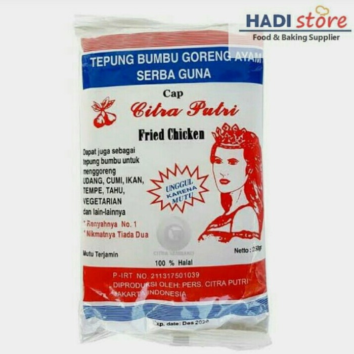 

MURAH TEPUNG BUMBU CITRA PUTRI, TEPUNG BUMBU SERBAGUNA 250 gr