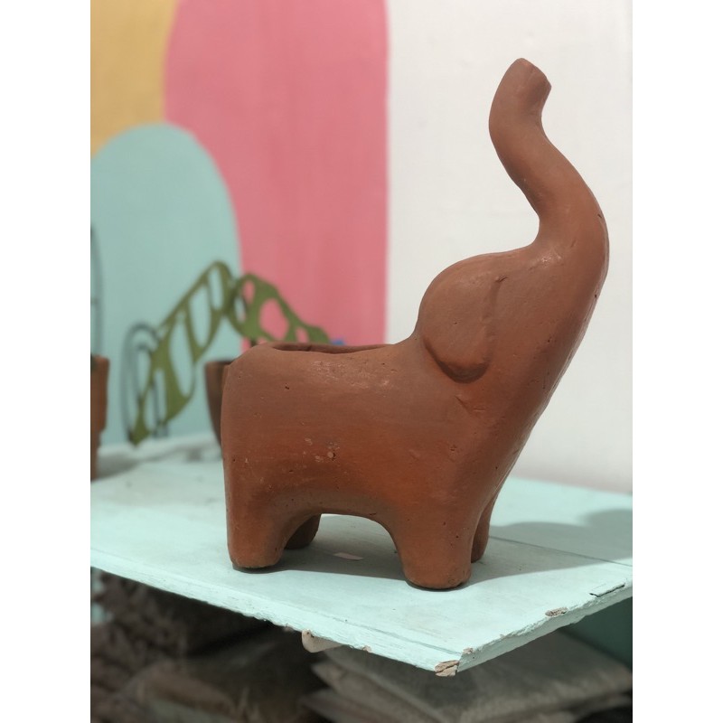 Pot Terakota / Pot Gerabah / Pot Teracotta / Pot Gajah Besar