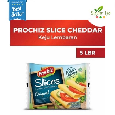 

PROCHIZ SLICES 5's Keju Lembaran Original Taste Better Processed Cheese