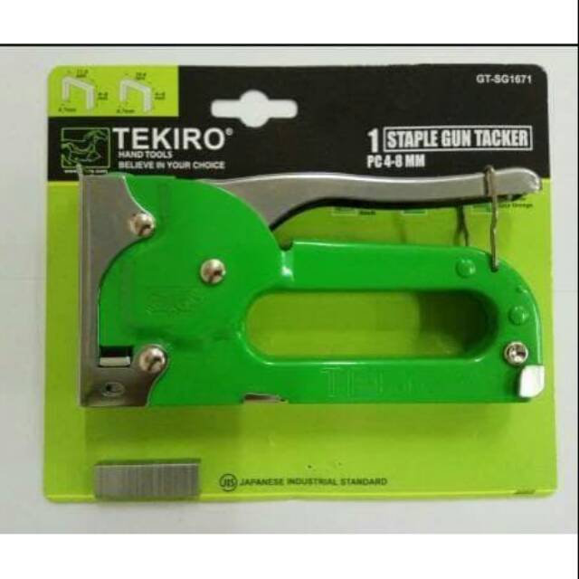 

Staples Staple Hekter Gun Tacker Tembak Manual Gun merk Tekiro