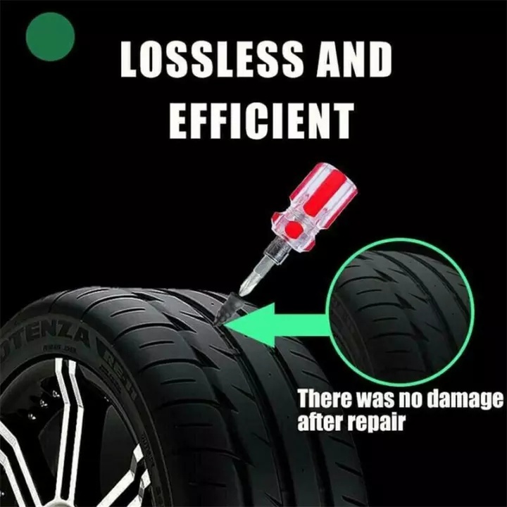 [Featured] [10 Pcs Vacuum Tyre Repair Rubber Nail For Car Motorcycle Bicycle ]