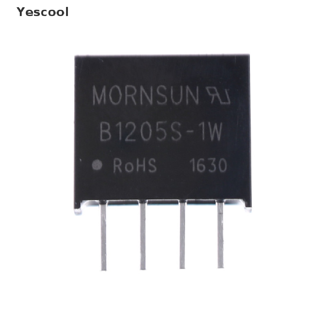 Yescool B1205S-1W DC-DC Konverter Isolated Power Supply In12V Out 5V Warna Hitam