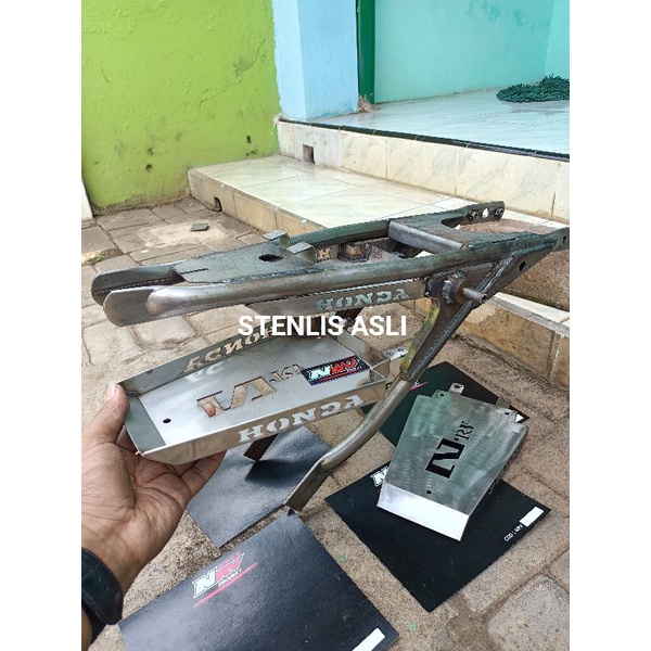 pangkon aki BESI Sliim honda cb gl100 pangkon aki cb slim model logo Honda