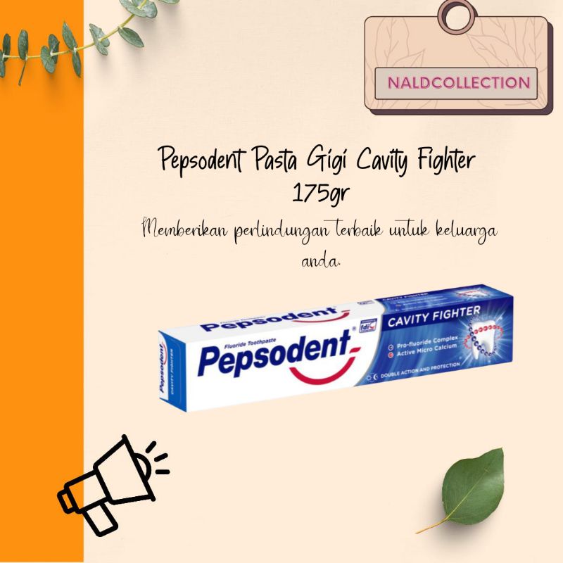Pepsodent Pasta Gigi Cavity Fighter 175g