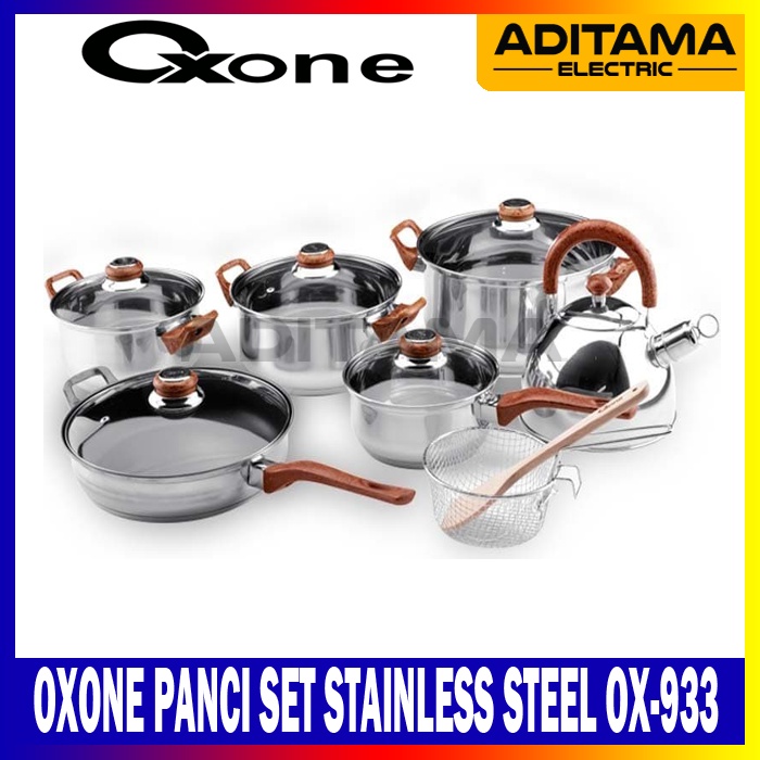 OXONE PANCI SET STAINLESS STEEL OX-933/ PANCI SET COOKWARE OXONE OX933