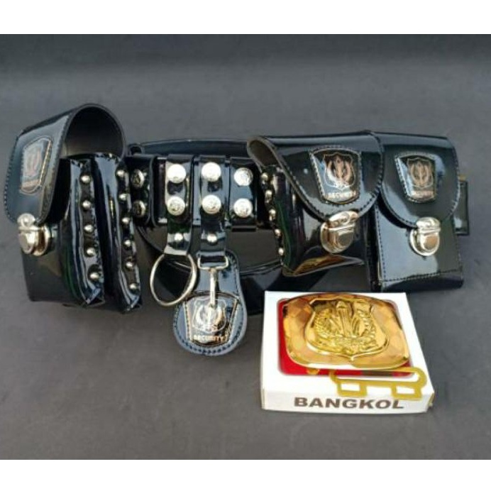 Sabuk Kopel Security Satpam Lengkap Fullset - KS01