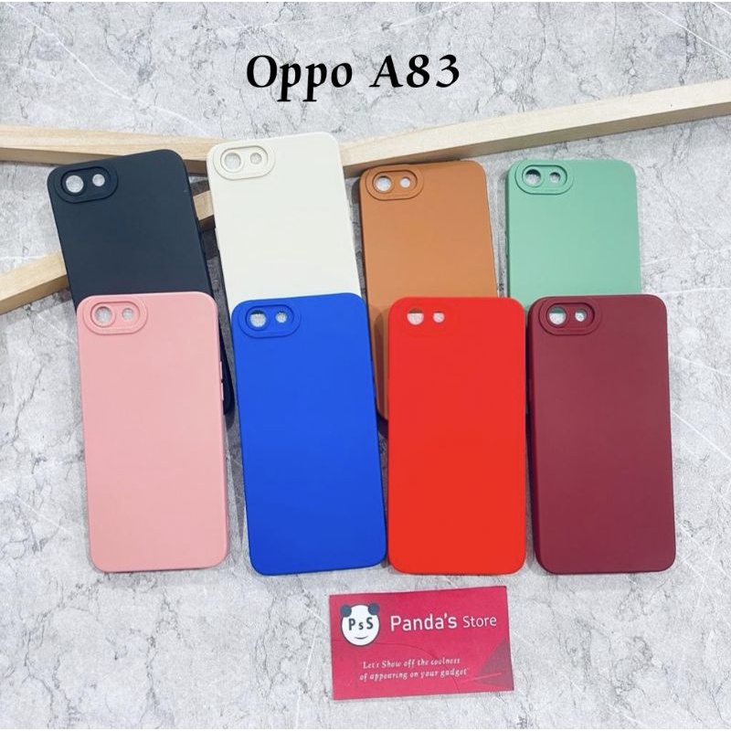 Softcase Pro Camera Oppo A83 Candy Case Full Color 3D Silikon TPU