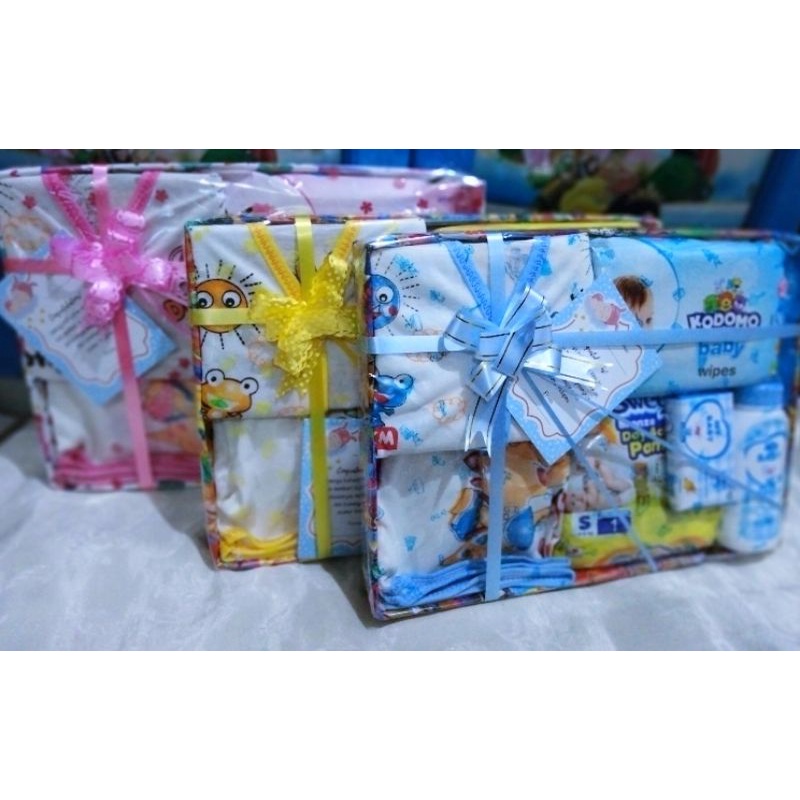 HAMPERS BAYI/kado bayi baru lahir FREE KARTU UCAPAN/parsel bayi/sambang bayi