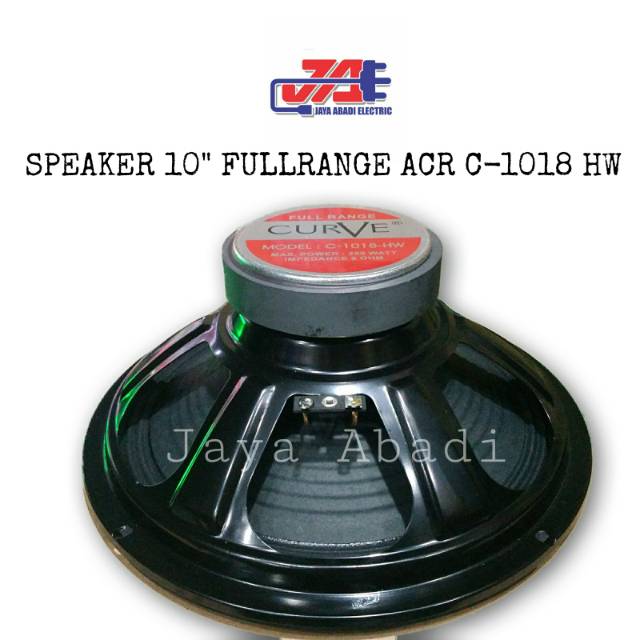 Speaker CURVE FULLRANGE 10 inch C-1018 HW