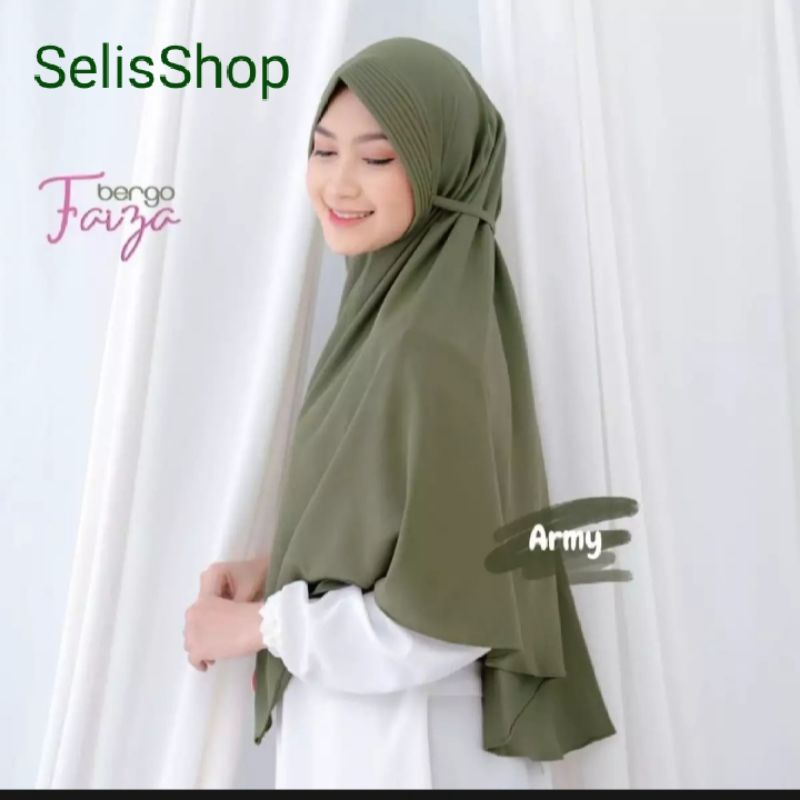 Jilbab Instan Bergo Pet Faeyza Jumbo