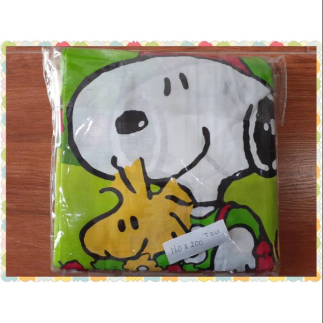 SNOOPY SPREI - Ukuran 160 x 200