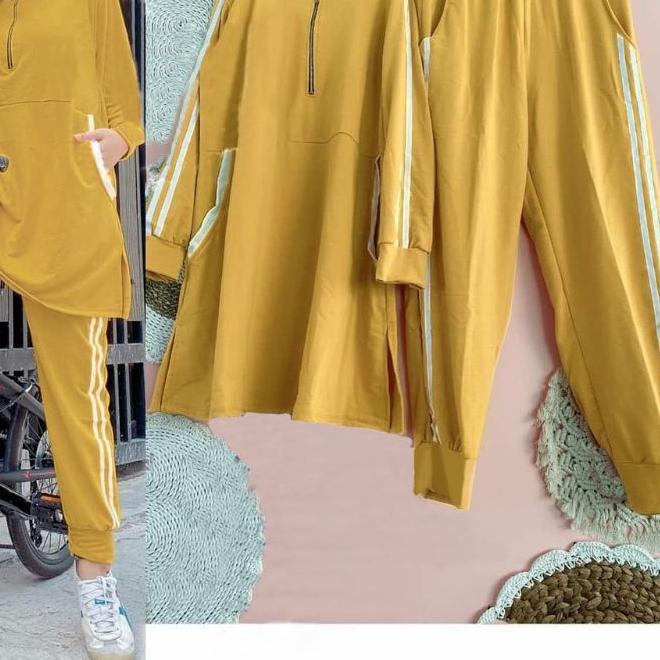 BAYAR DITEMPAT✔️BISA COD Setelan Baju Olahraga Sepeda Setelan Muslim Olahraga Muslimah Baju Olahraga