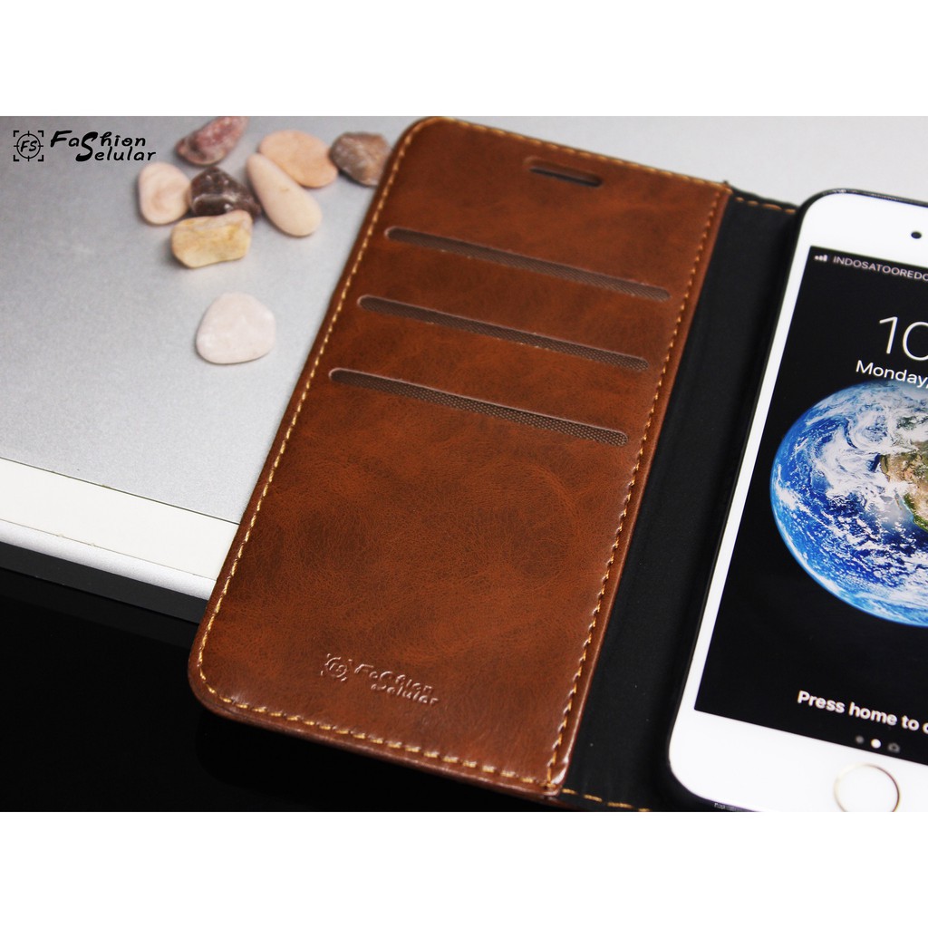 Flip Cover Wallet OPPO F1+/ F1S/ F9/ F7/ F11/ F11 PRO  FASHION SELULAR BLUEMOON Original