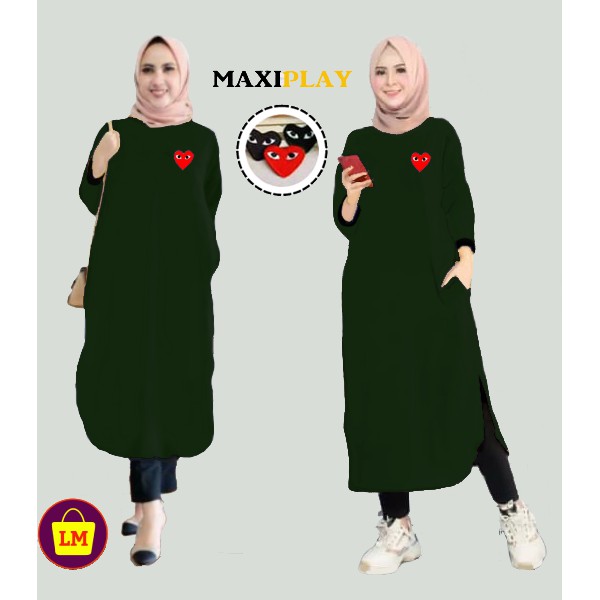 Dress Panjang Muslim Atasan Wanita Maxi LMS 03145 03148