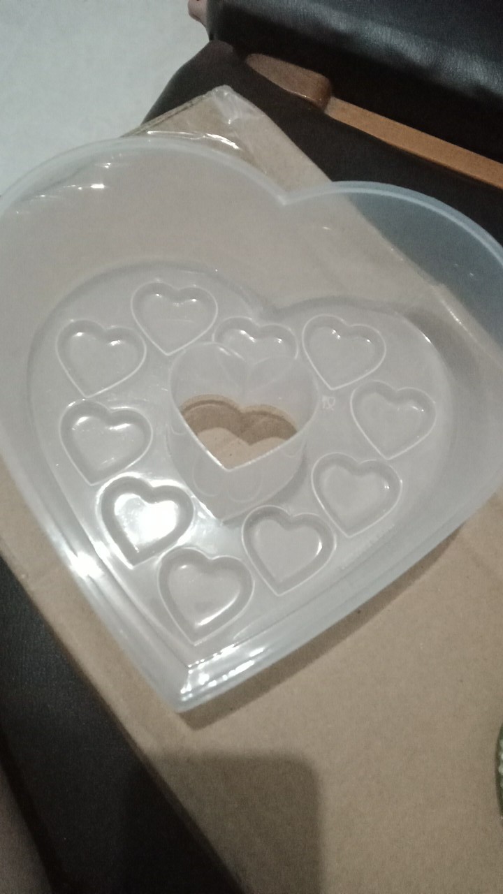 Cetakan Puding Bentuk Love / Cetakan Jelly Coklat Karakter Love Art