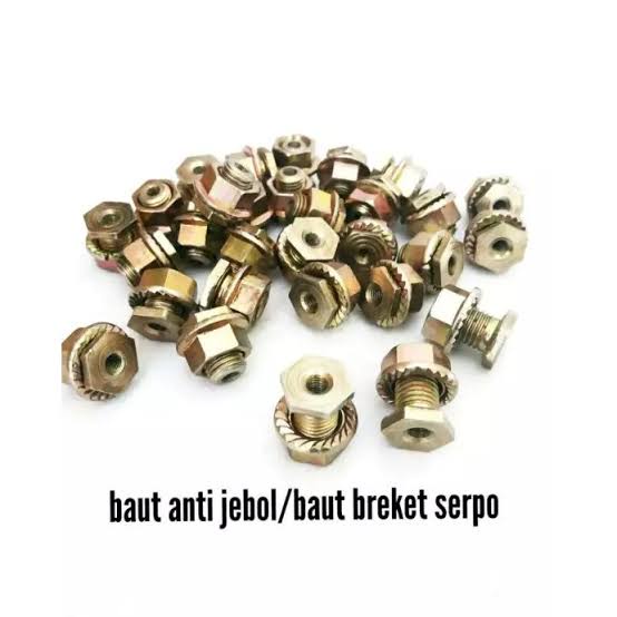 MUR BAUT ANTI JEBOL 1 SET ISI 4 PCS UNTUK VISOR ATAU WIND SHIELD NMAX DLL