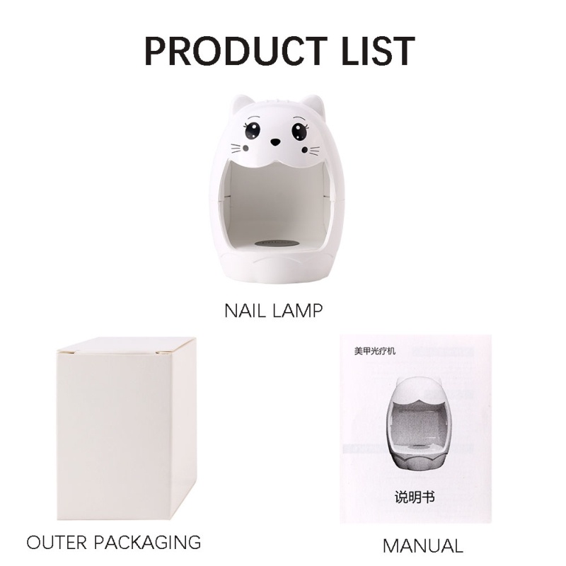 Pengering Kutek UV LED mini 6W Portabel Nail Dryer